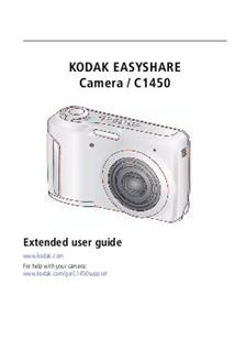 Kodak Easyshare C1450 manual. Camera Instructions.
